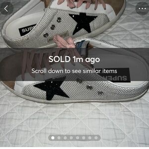 Golden Goose Super-Star Sabot leather-trimmed raffia slip-on sneakers